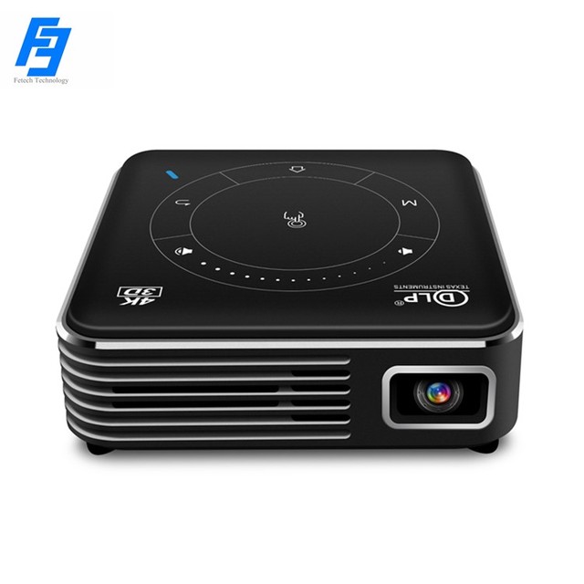 Mini 3D Projector Pocket Cinema P11 Android DLP Video Projector Android 9.0 OS 4K HD Decoding Screen Mirroring 4GB/32GB 2.4G/5G