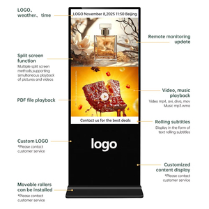 55 इंच एंड्रॉइड टच स्क्रीन कियोस्क डिस्प्ले प्लेयर अल्ट्रा पतली एलसीडी इनडोर फ्लोर स्टैंडिंग डिजिटल साइनेज - Product Image 6