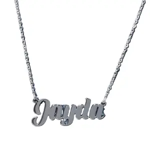 Custom Womens Name Plated Necklace Jewelry Machine For My Name Necklace