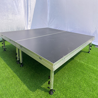 1x2m Easy Moving Choir Stage Platform and Riser pour décorations de mariage