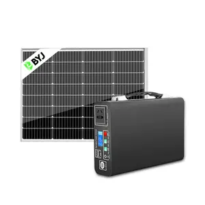 Lithium batterie 300W 12V USB 5V Kunden spezifischer Wechselstrom ausgang Tragbares mobiles Außen kraftwerk Kleines Solarenergie system