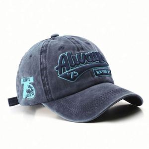 Gorra de Béisbol Unisex al por Mayor, 100% Algodón, Sin Estructura, Suave, con Bordado 3D, Lavada, de Fábrica con Certificación BSCI - Product Image 5