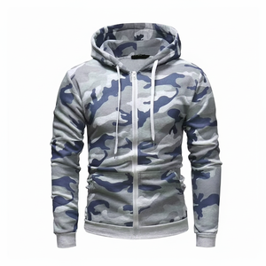 Vêtements de rue nouvelle mode haute qualité hiver brodé Sublimation fermeture éclair coton à capuche Pakistan fournisseur hommes thermique - Product Image 1