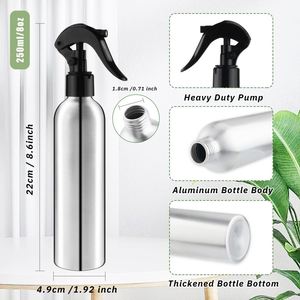 Wholesale Customizable Colors Screen Printed Essential Oil & <b>Perfume</b> Aluminum Water <b>Bottles</b> 30ml-500ml with Screw/<b>Spray</b> Top - Product Image 2