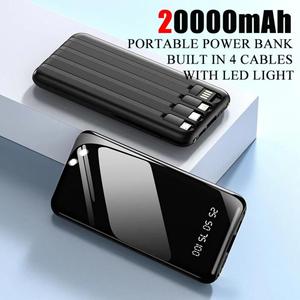 Wholesale Built-In Cable Power Bank Fast <b>Charging</b> 20000mah Mobile Supply Custom - Product Image 2