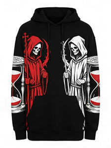 <span class=keywords><strong>Sudadera</strong></span> con Capucha Gótica con Serpiente y Corona - <span class=keywords><strong>Sudadera</strong></span> Negra de Moda Urbana con Estampado de Serpiente Real, Ropa Urbana Gótica de Lujo - Product Image 1