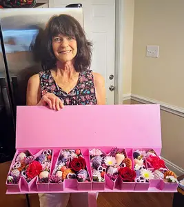 Sweet Mom Kardus Berbentuk Huruf Dapat Diisi Karangan Bunga Kotak Hadiah Hari Ibu untuk Bunga