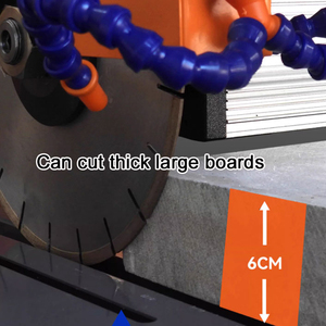 High Precision Automatic Multifunctional 45-Degree Hydraulic Stone Cutting <strong>Machine</strong> 4.5kW Motor for Marble Edge Grinding <strong>Grooving</strong> - Product Image 3