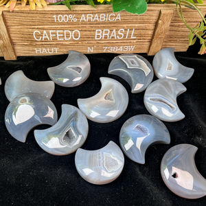 <span class=keywords><strong>Luna</strong></span> <span class=keywords><strong>de</strong></span> ágata gris pulida Natural 100% con tallas <span class=keywords><strong>de</strong></span> cristal Natural mareado, Ágata gris <span class=keywords><strong>de</strong></span> cuarzo, <span class=keywords><strong>Luna</strong></span> excavada <span class=keywords><strong>de</strong></span> cristal Gua Sha - Product Image 6