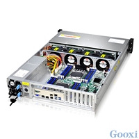 Chassis Server Rak Gooxi 2U 12 Bay NVMe SFF SSD Baru, Kedalaman 670mm, Tersedia