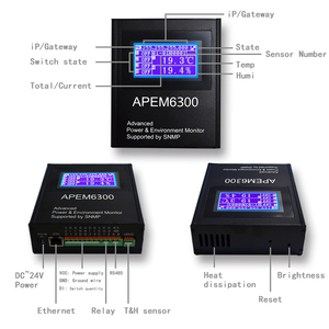 Đầu Dò Đa Điểm Bên Ngoài Ethernet Ethernet Cổng Nhiệt Kế Ghi Dữ Liệu - Product Image 3