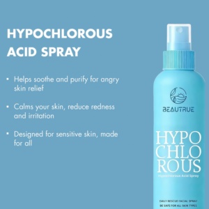 Spray d'acide hypochloreux à marque privée pour le soin après-perçage cutané, l'acné, l'eczéma, les plaies du corps et du visage, et les soins post-entraînement - Product Image 3