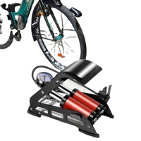 Gonfleur de pompe manuelle d'accessoires de vélo d'acier direct d'alliage d'usine avec la pompe manuelle d'harmonie de valve de pédale de Presta