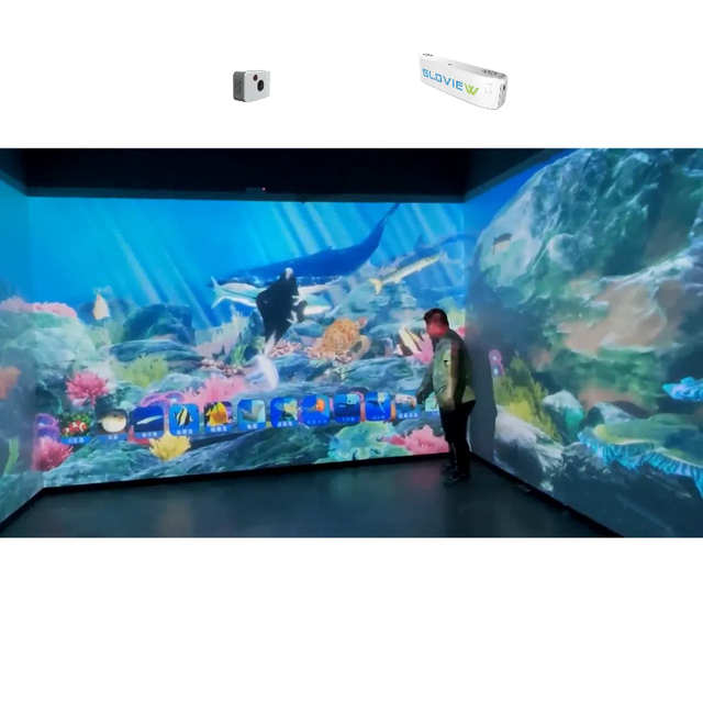 Interactive Wall/Floor Projection Equipment 3D Immersive Digital Display Projector for Exhibition Halls & Ground Exhibitions