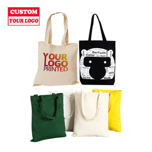 Sac de courses en toile personnalisé avec logo imprimé gratuitement - Product Image 1