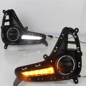 Luz Antiniebla Delantera para Automóvil <span class=keywords><strong>HYUNDAI</strong></span> <span class=keywords><strong>GRAND</strong></span> <span class=keywords><strong>I10</strong></span> 2017 2018 <span class=keywords><strong>2019</strong></span>, Luces LED de Circulación Diurna con Señal de Giro - Product Image 3