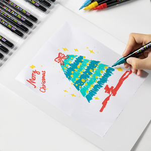 Marqueurs acryliques à double pointe 48 couleurs OEM pour la peinture de graffitis, ensemble de marqueurs acryliques permanents étanches sans saignement - Product Image 4