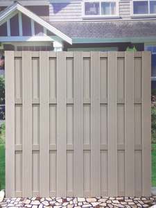 Valla de privacidad para exteriores, Panel compuesto de madera <span class=keywords><strong>y</strong></span> plástico decorativo para casa, Wpc - Product Image 3