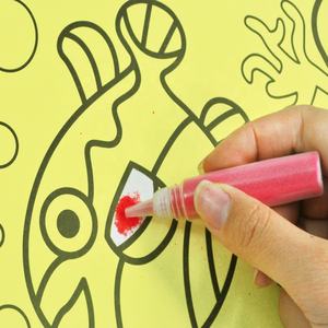 Kit Personalizzato OEM per <span class=keywords><strong>Pittura</strong></span> con Sabbia, 6 <span class=keywords><strong>Colori</strong></span> Non Tossici, Arte Educativa Fai-da-Te per Bambini e Artisti - Product Image 4