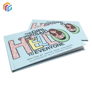 Stampa di libri per bambini con copertina rigida stampa personalizzata di libri rilegati con custodia per bambini