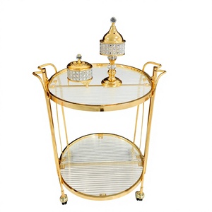 <span class=keywords><strong>รถ</strong></span>เข็นเสิร์ฟชาและอาหารสไตล์ตะวันออกกลางสุดหรูหราแบบเรโทร ขายดีข้ามพรมแดน จากโรงงานผู้ผลิตโดยตรง - Product Image 1