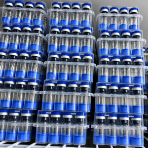 Poudre lyophilisée de peptide de cuivre GHK-Cu de haute pureté (bleue) fournie par le fabricant pour la matière première cosmétique dans les soins de la peau - Product Image 1