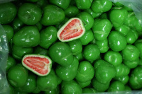 Fresa Deshidratada Recubierta de Chocolate de Limón de Alta Calidad, Deliciosa Golosina Refrescante y Dulce con Precio Mayorista Económico