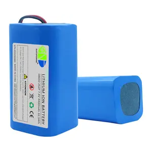 ก้อนแบตเตอรี่ลิเธียมไอออน18650 7.4V 4400mAh 5200mAh ก้อนแบตเตอรี่ Li-ion 6000mAh ตามสั่ง