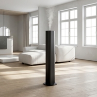 Diffuseur de parfum d'ambiance personnalisé sans eau en métal avec minuterie programmable, pulvérisation automatique, contrôle par application, certifié FCC pour système d'aromathérapie de villa et de salle de conférence