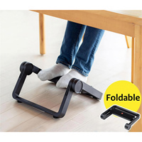 Repose-pieds ergonomique Twinco sous le bureau, hauteur réglable, repose-pieds pliable inclinable avec pieds en caoutchouc antidérapants