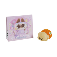 Boîte mystère de pinces à cheveux miniatures en peluche lapin, faites à la main, écologiques, pour Noël et Halloween