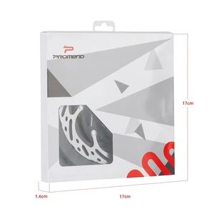 Rotor de Freio a Disco Ultralight Promend 160 em Alumínio com Seis Parafusos, Bloqueio Central, Resfriamento Rápido e Espessamento Flutuante para Estrada - Product Image 6
