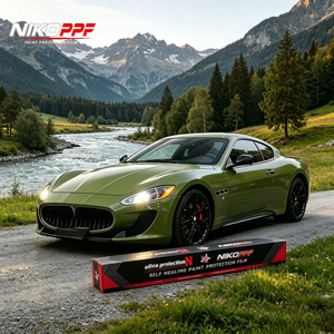 Película Protectora de Pintura NIKO PPF Hidrofóbica de TPU Mate, Vinilo Protector para Autos, Rollos Completos para Carrocería, Auto-Reparable - Product Image 1