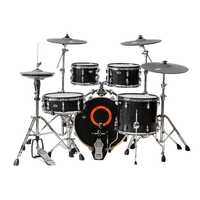 "Batterie électronique professionnelle avec têtes en maille-Compatible Roland/Yamaha, kit d'entraînement silencieux pour studio et utilisation en direct"