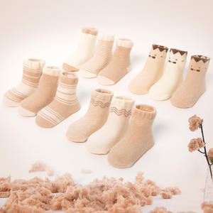 ถุงเท้าเด็กอ่อนเนื้อผ้าฝ้ายถักสีสันสดใสสำหรับฤดูใบไม้ผลิและฤดูร้อน ระบายอากาศได้ดี ไม่มีตะเข็บ บางเบา คุณภาพดีที่สุด - Product Image 2