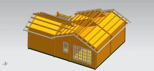 Maison en bois préfabriquée pour zone côtière, maison de plage, maison d'été à un étage, projet - Product Image 2