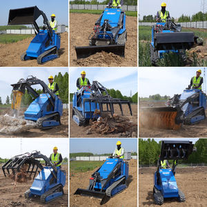 Minipala Economica per Uso Domestico con Certificazione CE/EPA, Piccola Pala Anteriore, Minipala Cingolata per Agricoltura con Motore Diesel, Mini Caricatore - Product Image 6