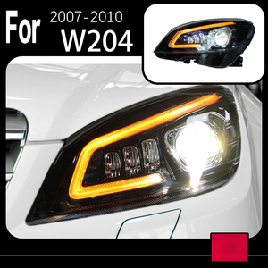 Car Styling Head Lamp for W204 LED Headlight 2007-2010 Headlights for C200 C300 <strong>Bi</strong> <strong>Xenon</strong> Hid DRL Dynamic Signal - Product Image 3