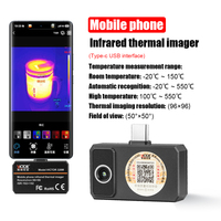 Caméra thermique infrarouge pour téléphone portable VICTOR 328M, 256x192, caméra thermique USB pour Android/iOS, mesure de température industrielle