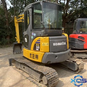 Lame/Bouteur d'excavatrice sur chenilles Komatsu PC55 d'occasion du Japon, 5,5 tonnes, avec pompe PLC et roulement de boîte de vitesses, pour l'inspection vidéo à domicile - Product Image 3