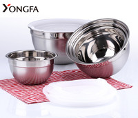 Ensemble de bols à mélanger écologiques, best-sellers, 18 cm, en acier inoxydable, avec couvercle, pour ustensiles de cuisine