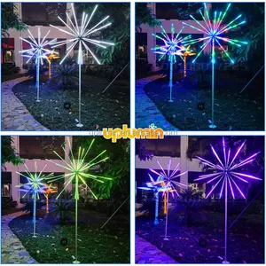 2M Outdoor Led Christmas Decoration 220V Tree Motif Light For Garden Street Decoration LED Outdoor Firework Lights