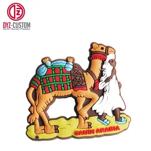 Fridge Magnet Custom Saudi Arabia Camel Shaped Soft Pvc Rubber Medium Modern Fridge Magnets