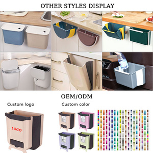 Latas Puerta Cajón Colgante <span class=keywords><strong>Cubo</strong></span> de <span class=keywords><strong>basura</strong></span> plegable Gabinete de mano <span class=keywords><strong>Cubo</strong></span> de <span class=keywords><strong>basura</strong></span> montado en la pared portátil para <span class=keywords><strong>Cocina</strong></span> - Product Image 5