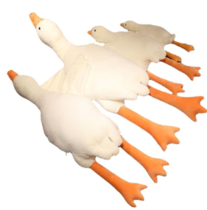 Peluche Gigante a Forma di Oca Bianca, Cuscino Morbido per Dormire, Regalo per Bambini, 50-130cm - Product Image 2