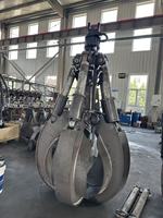 LISEN – Pince hydraulique pour excavatrice, modèle « Orange Peel » et « Lotus », ouverture maximale de mâchoire 2450 mm, garantie 1 an, directement de l'usine