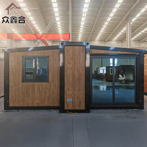 منزل حاويات قابل للتوسيع خفيف الوزن جاهز للشحن طراز ZXH ZXHE20FT-1، منزل مسبق الصنع متنقل مع مطبخ وحمام - Product Image 3