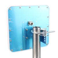 Antena de Panel Interior WiFi 4G de 8-10dBi, Alta Ganancia, Conector N, Clasificación IP68, Polarización Vertical para Router/AP/Bridge