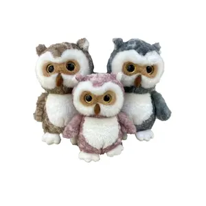 Venta en línea precio de descuento búho personalizado juguetes de peluche animal de peluche suave