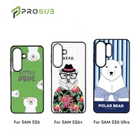 Funda de Teléfono Sublimable Prosub 2D TPU PC, Carcasa Personalizable con Placa de Aluminio para Samsung Serie S26